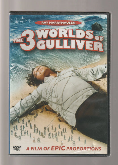 The 3 Worlds of Gulliver Adventure Epic Fantasy Family Family Friendly fantasy used Movie