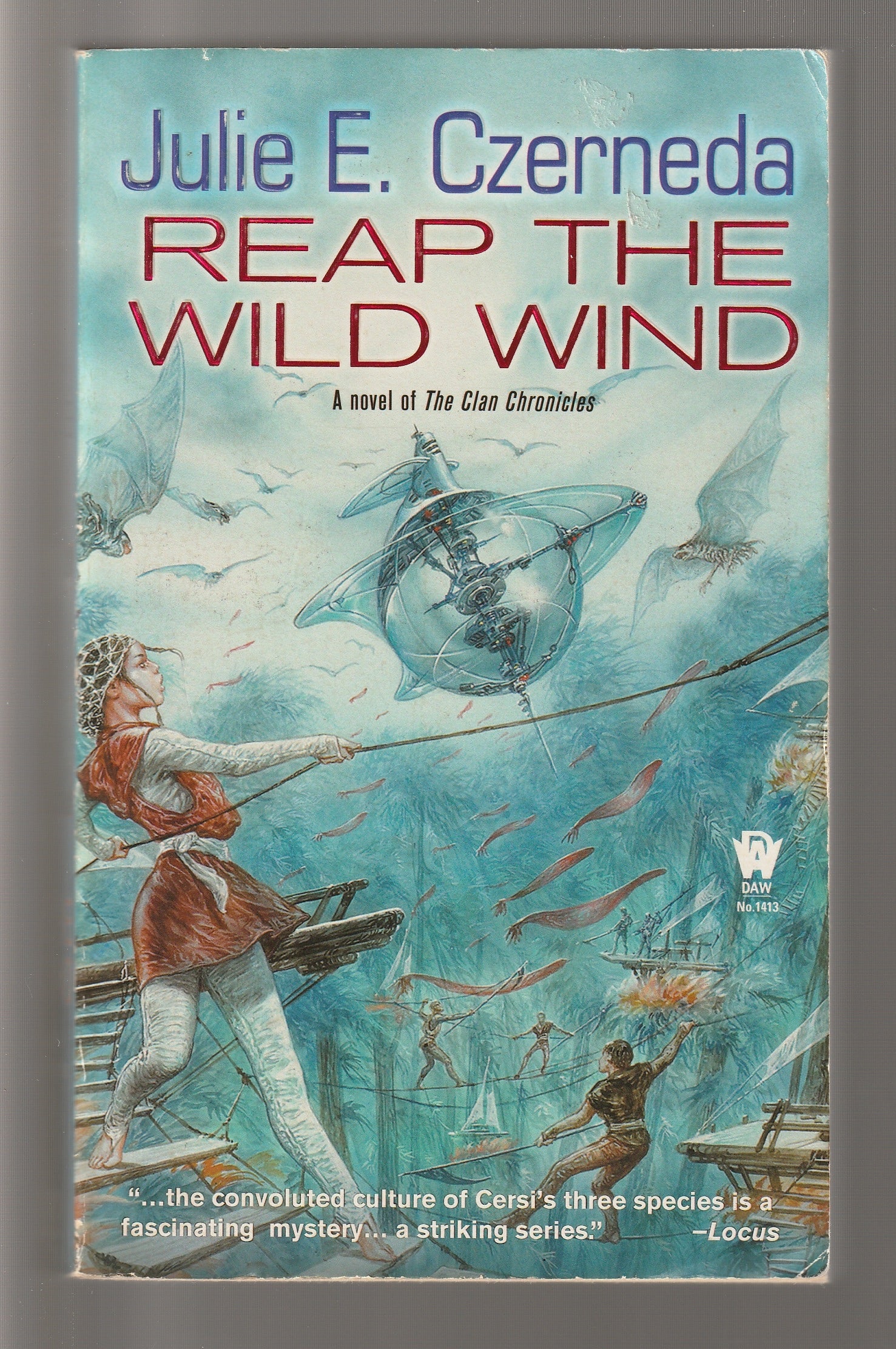 Reap The Wild Wind Alien Aliens paperback Sci-Fi science fiction Science Fiction Fantasy Space Opera space sci-fi Speculative Fiction used Books