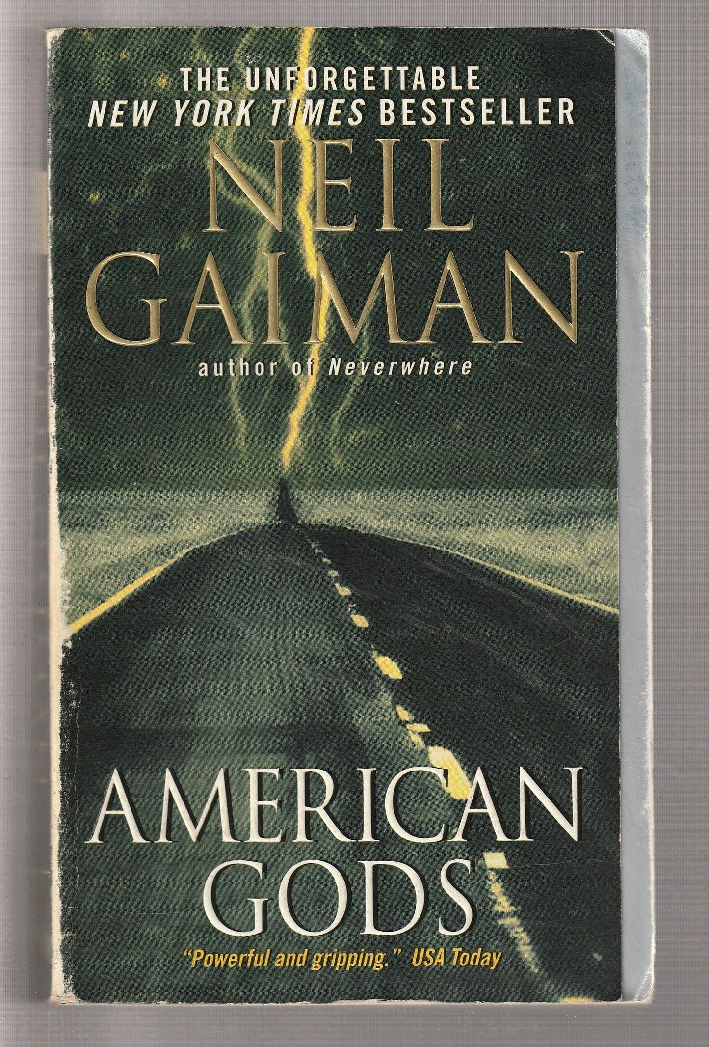 American Gods fantasy Mythology paperback science fiction Science Fiction Fantasy Urban Fantasy used Books