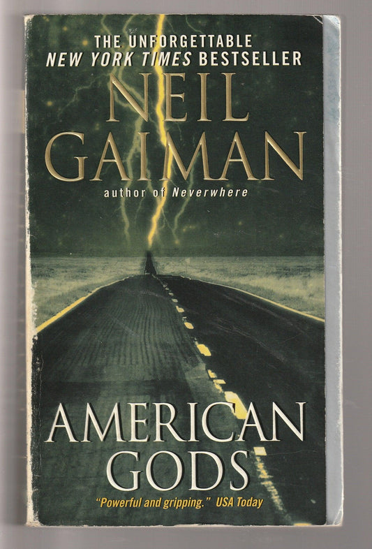 American Gods fantasy Mythology paperback science fiction Science Fiction Fantasy Urban Fantasy used Books