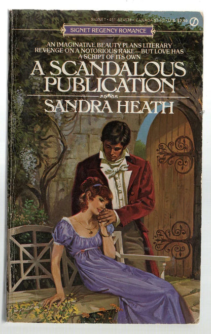 A Scandalous Publication historical fiction Regency Romance Romance used Books