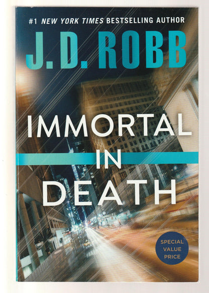 Immortal In Death crime Crime Fiction Crime Thriller Detective Detective Fiction murder mystery mystery mystery thriller paperback Romance Romantic Suspense Sci-Fi Mystery Suspense used Books