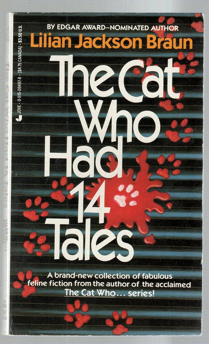 The Cat Who Had 14 Tales Cozy Mystery Humor mystery Short Stories Short Story Collection used Books
