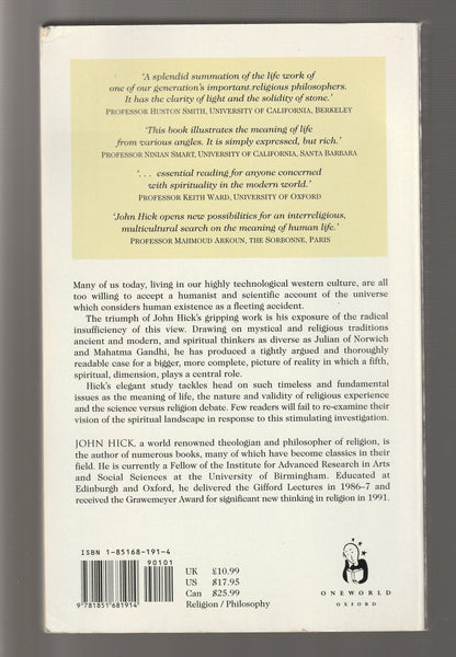 The Fifth Dimension Body Mind Spirit metaphysical metaphysics paperback Paranormal Philosophy Religion spiritual Spiritualism Spirituality theology used Books