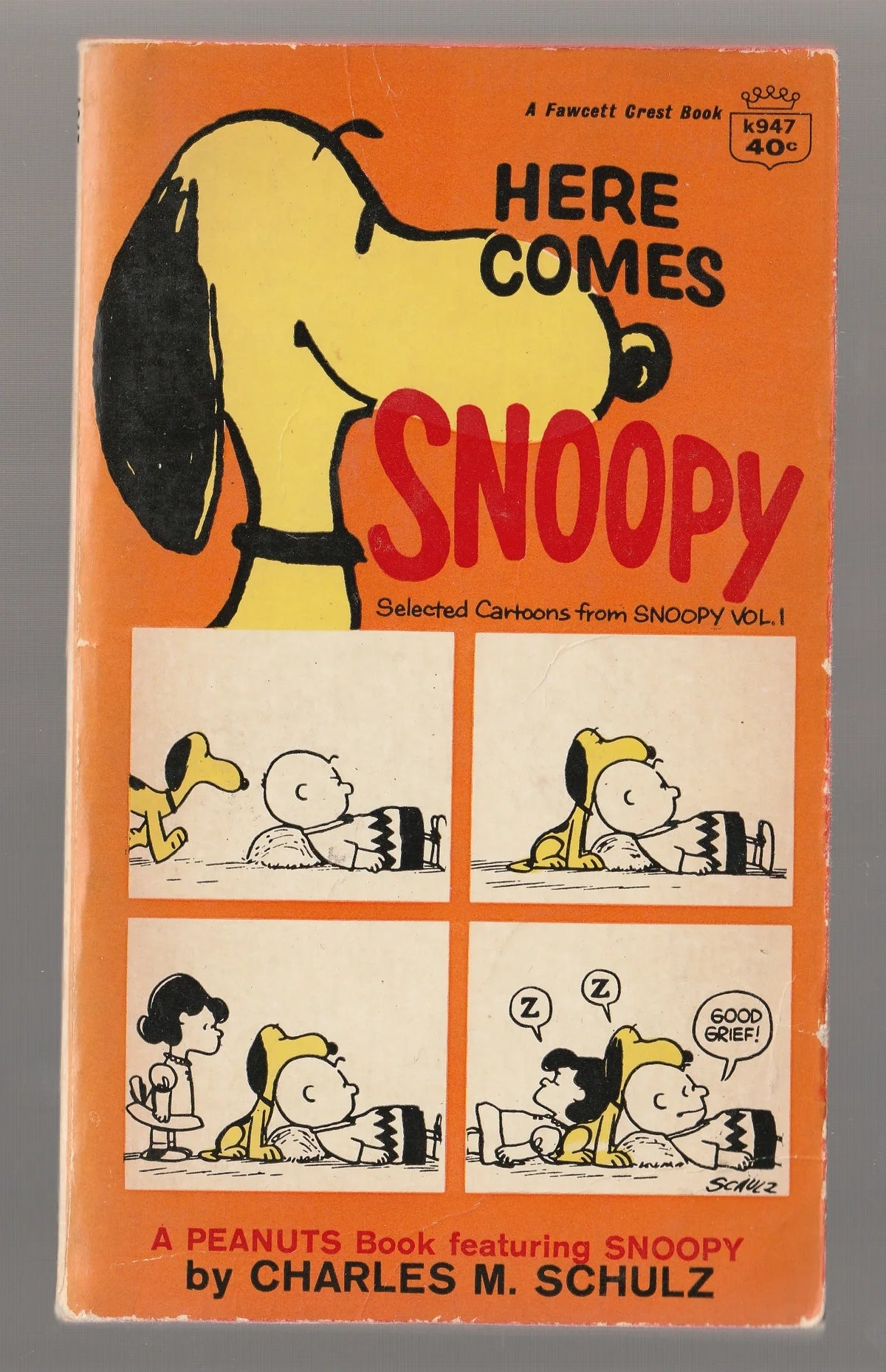 Here Comes Snoopy Children Comic Book Comic Strip Graphic Novels Humor used Vintage Books