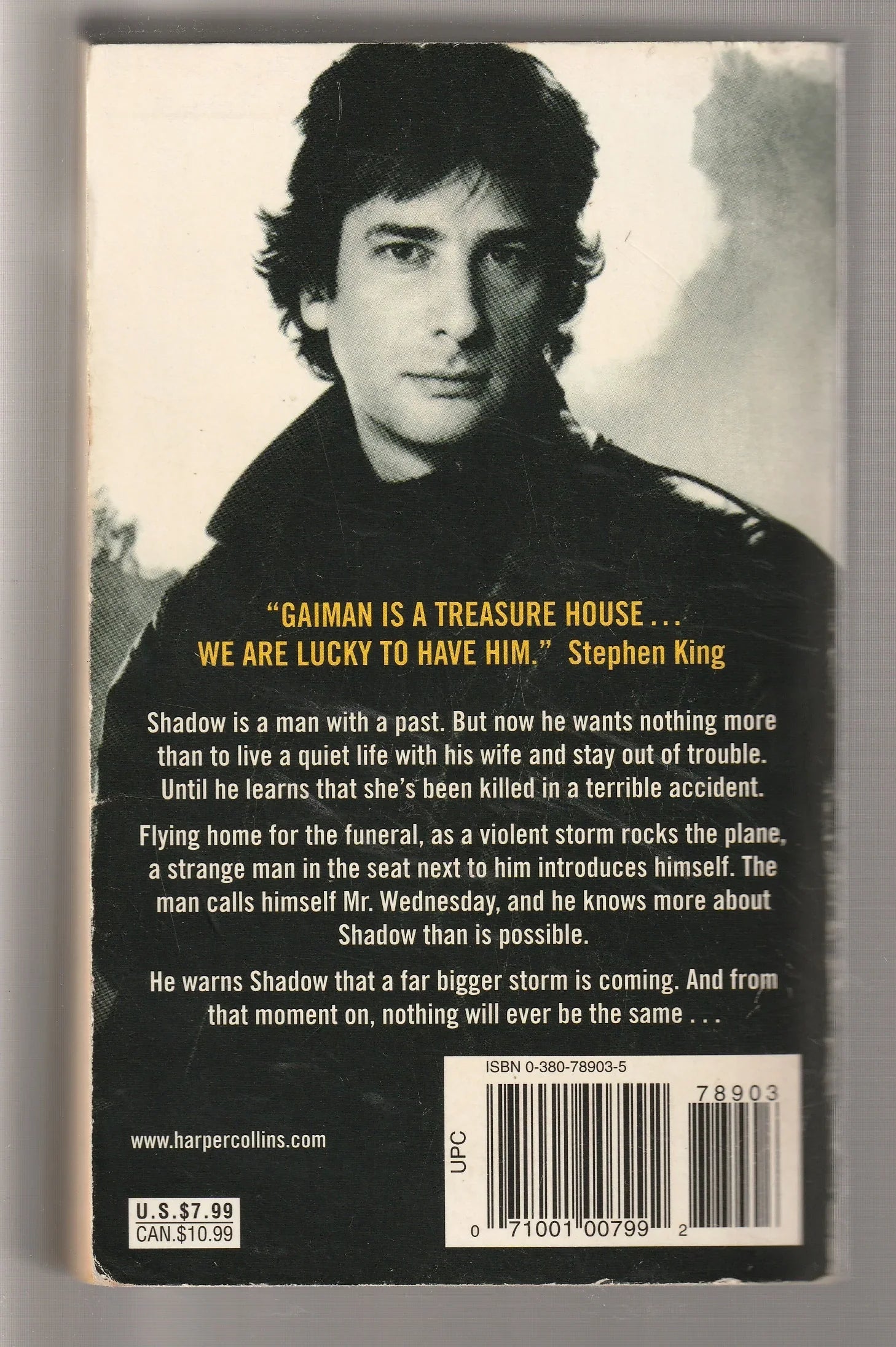 American Gods fantasy Mythology paperback science fiction Science Fiction Fantasy Urban Fantasy used Books