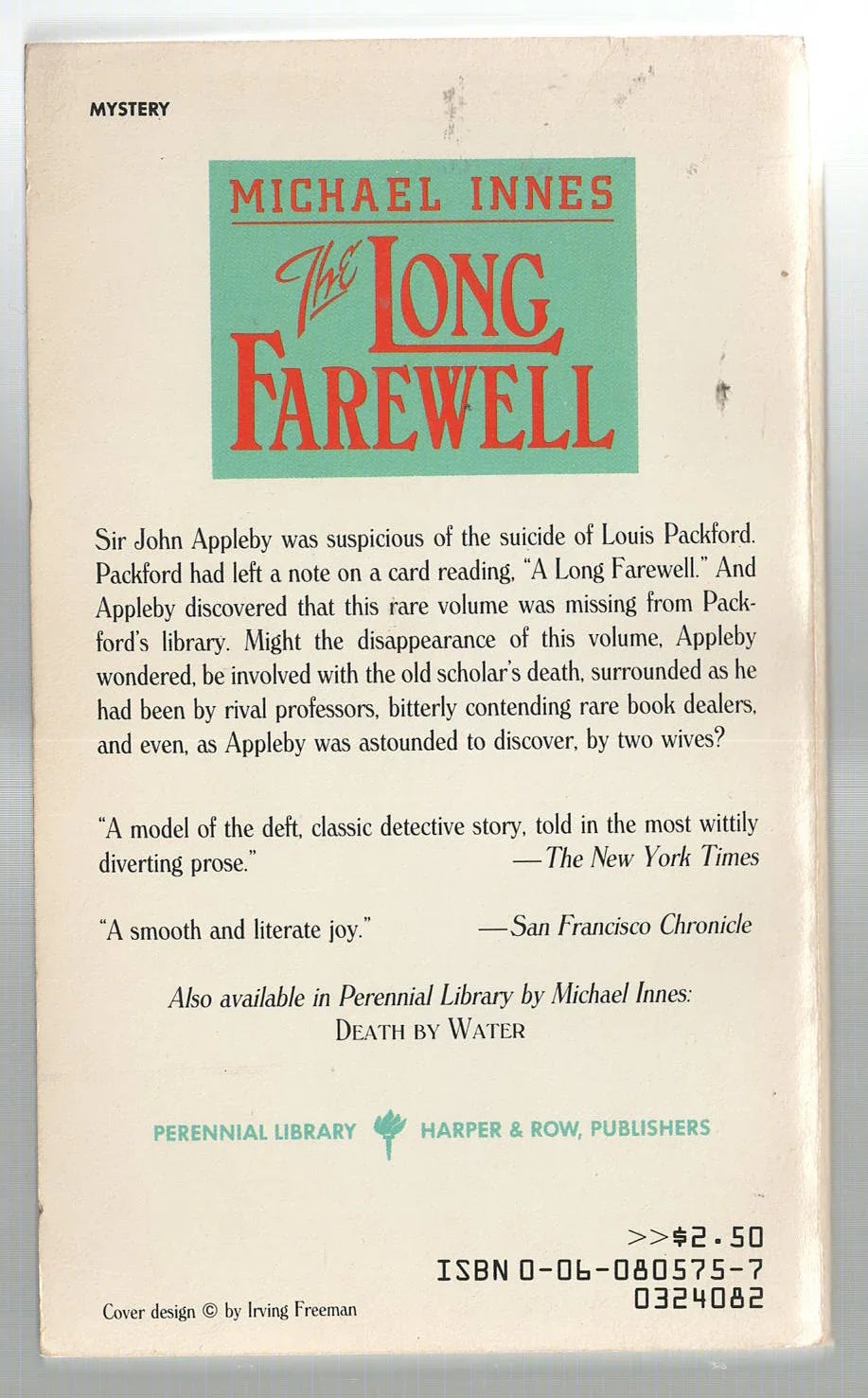 The Long Farewell Crime Fiction Detective Fiction used Books