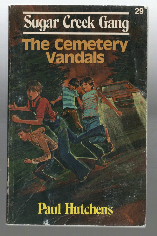 The Cemetery Vandals Christian mystery used Vintage Young Adult Books