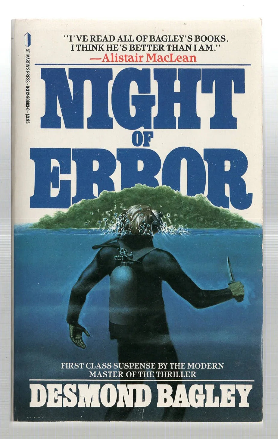 Night of Error Action Adventure mystery mystery thriller Suspense used Books