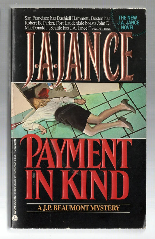 Payment In Kind crime Detective Fiction mystery mystery thriller police Suspense used Books