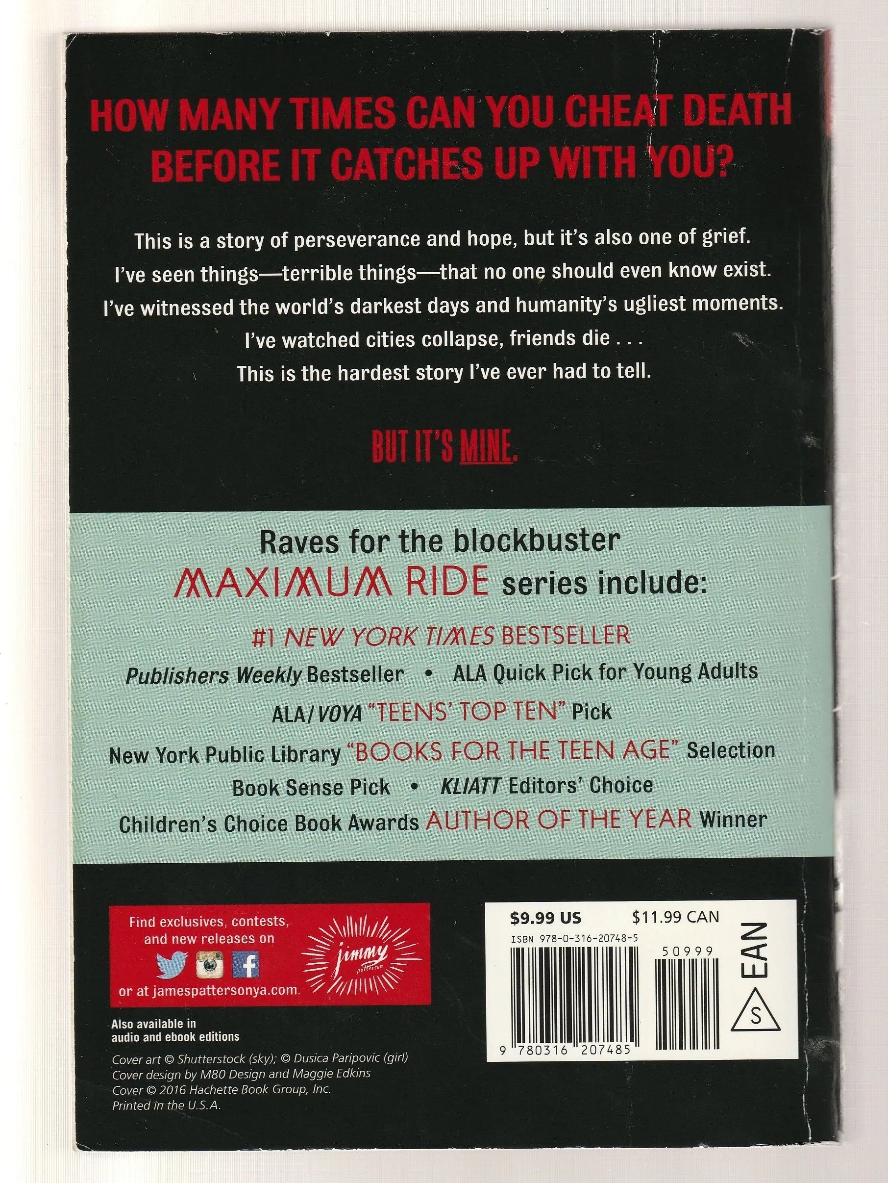 Maximum Ride Forever Children Dystopia dystopian fantasy paperback Sci-Fi Sci-Fi Mystery science fiction Science Fiction Fantasy Urban Fantasy used Young Adult Books