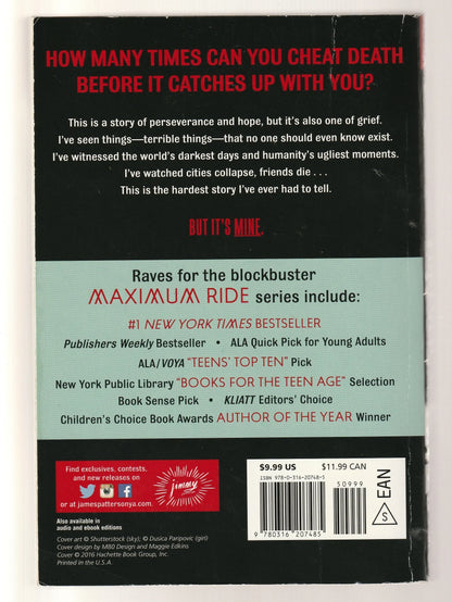 Maximum Ride Forever Children Dystopia dystopian fantasy paperback Sci-Fi Sci-Fi Mystery science fiction Science Fiction Fantasy Urban Fantasy used Young Adult Books