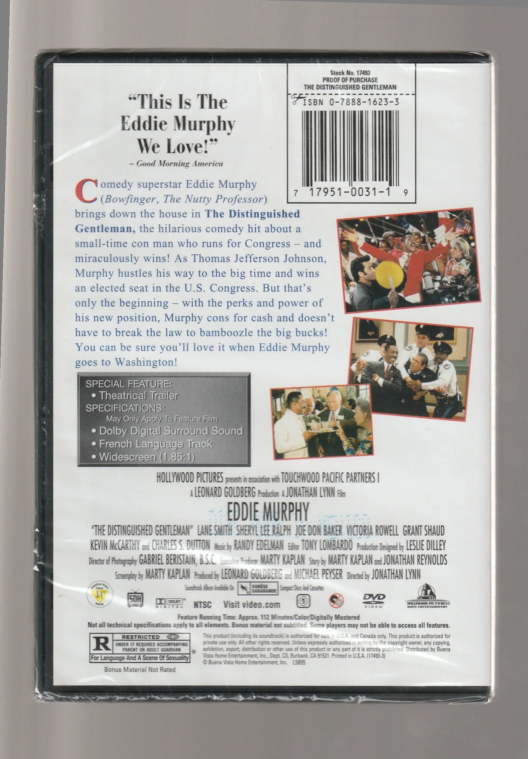 The Distinguished Gentleman caper Comedy crime Crime Comedy Crime Fiction farce Satire used Movie