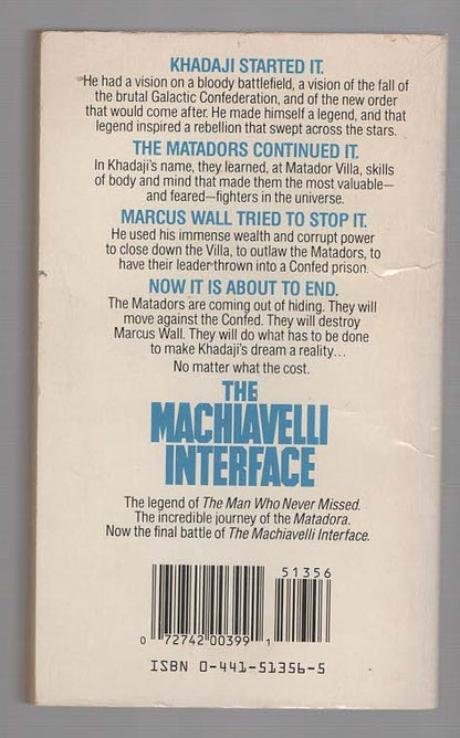 The Machiavelli Interface Action Adventure science fiction Books