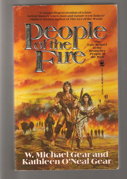 People Of The Fire historical Historical Drama historical epic historical fiction Native American native american fiction paperback Prehistoric prehistoric fiction used Books