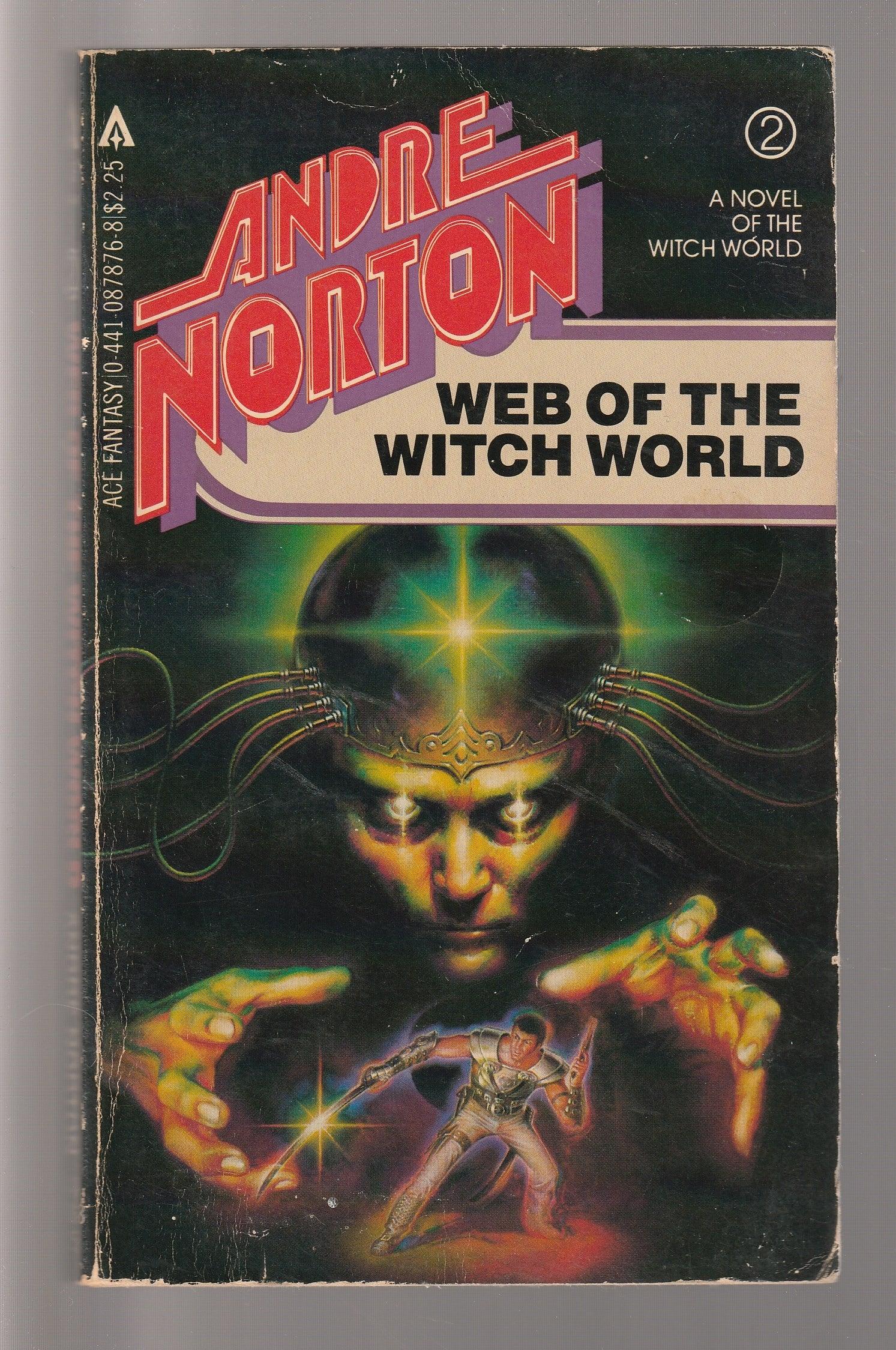 Web Of The Witch World Classic Science Fiction magic paperback Sci-Fi science fiction Science Fiction Fantasy Sword and sorcery used vintage science fiction witch Witches Books
