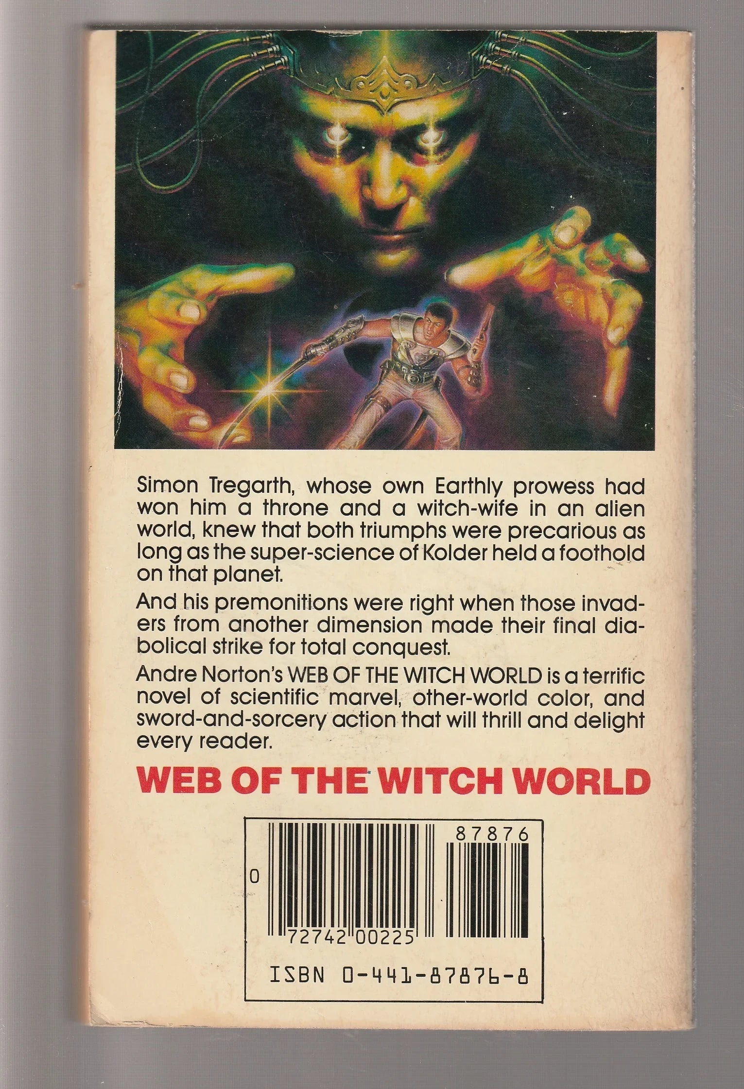 Web Of The Witch World Classic Science Fiction magic paperback Sci-Fi science fiction Science Fiction Fantasy Sword and sorcery used vintage science fiction witch Witches Books