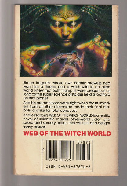 Web Of The Witch World Classic Science Fiction magic paperback Sci-Fi science fiction Science Fiction Fantasy Sword and sorcery used vintage science fiction witch Witches Books