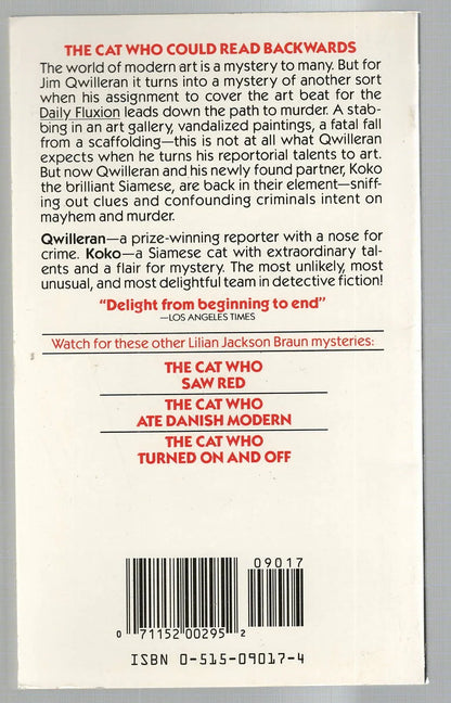 The Cat Who Could Read Backwards