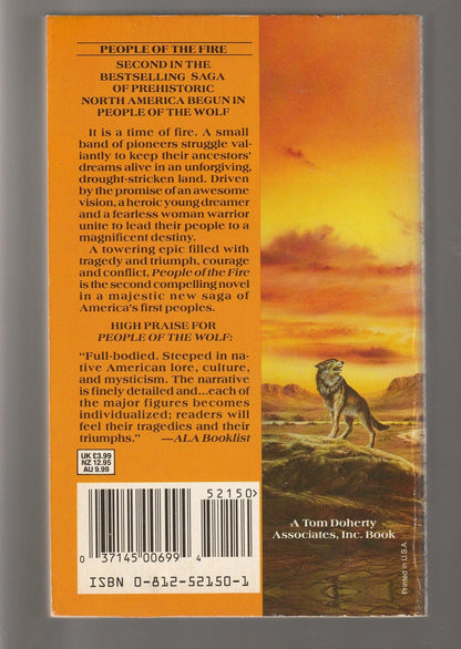 People Of The Fire historical Historical Drama historical epic historical fiction Native American native american fiction paperback Prehistoric prehistoric fiction used Books