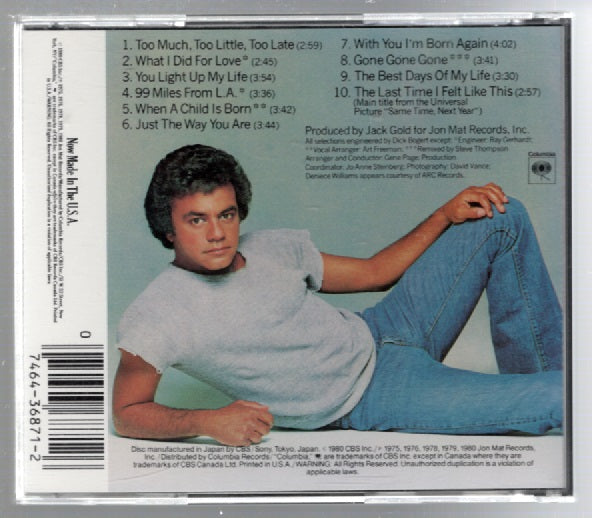 The Best Of Johnny Mathis 60s Music 70s Music Classic Rock Jazz R&B CD