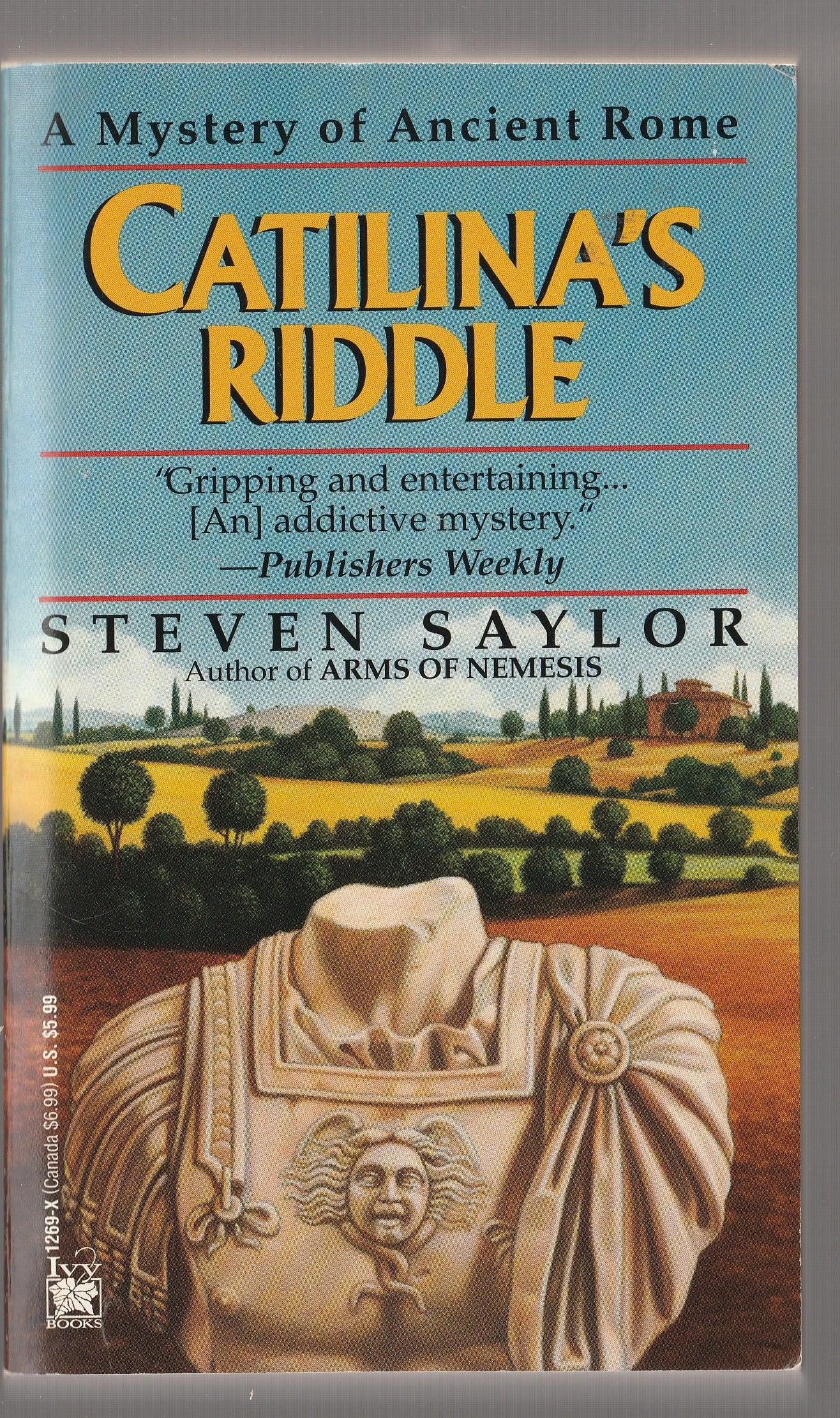 Catilina's Riddle Crime Fiction historical historical fiction Historical Mystery mystery mystery thriller used Books