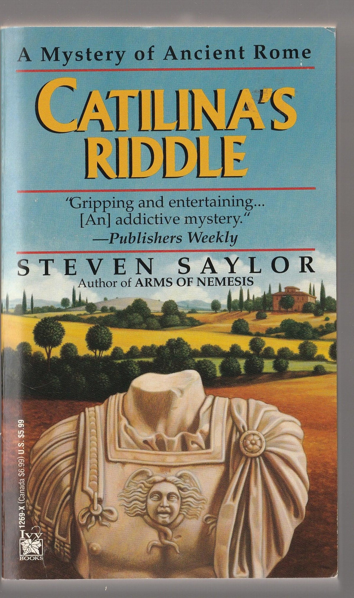 Catilina's Riddle Crime Fiction historical historical fiction Historical Mystery mystery mystery thriller used Books