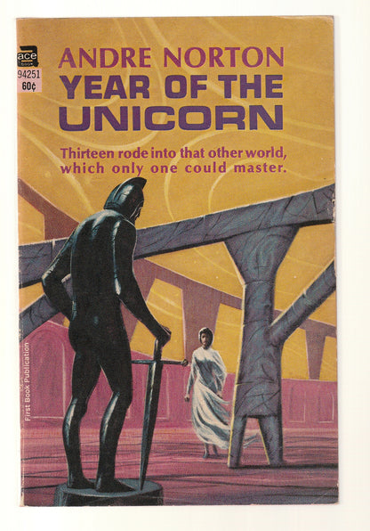 Year Of The Unicorn Classic Science Fiction Epic Fantasy fantasy High Fantasy paperback Sci-Fi science fiction Science Fiction Fantasy used Vintage vintage fantasy vintage paperback vintage science fiction Books