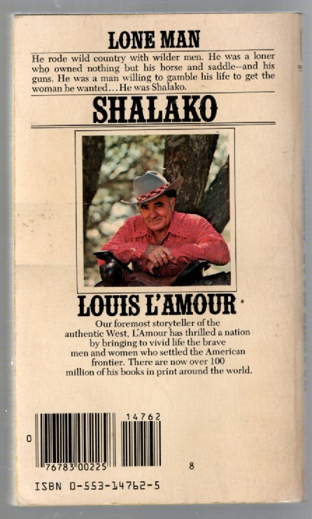 Shalako historical fiction Western Books