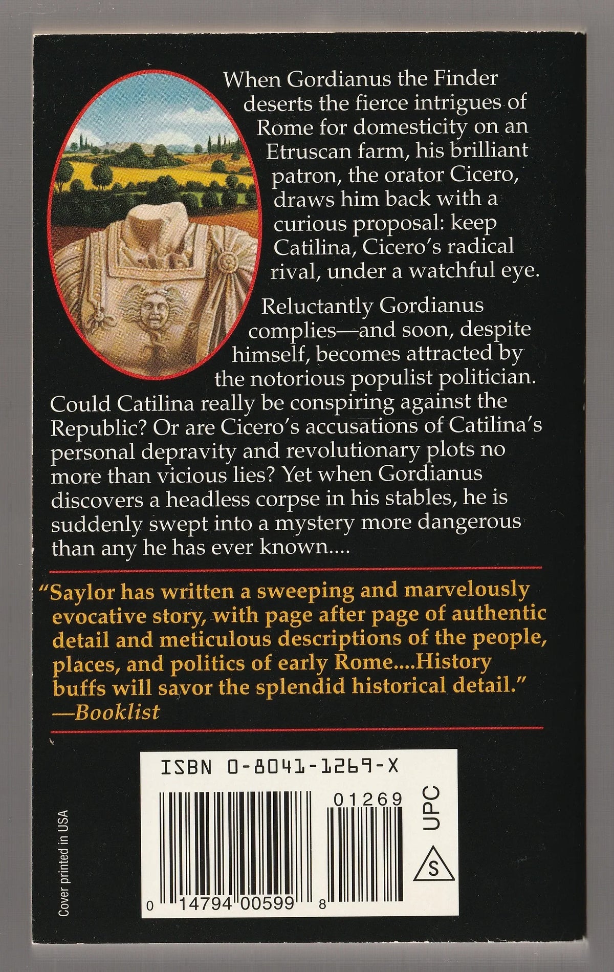 Catilina's Riddle Crime Fiction historical historical fiction Historical Mystery mystery mystery thriller used Books