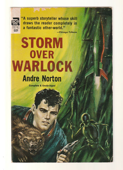 Storm Over Warlock Classic Science Fiction Military Science Fiction paperback pulp Pulp Fiction Pulp Novel Sci-Fi Sci-Fi Mystery science fiction Science Fiction Fantasy space sci-fi used Vintage vintage paperback vintage science fiction Books