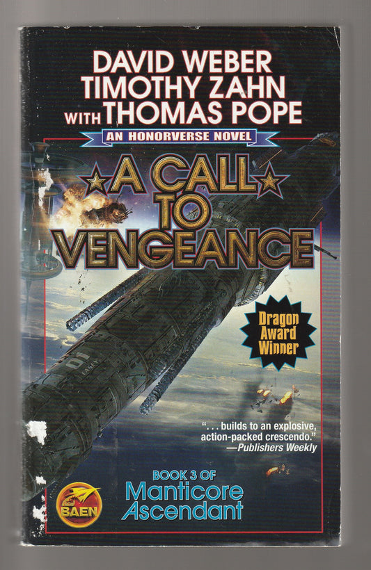 A Call To Vengeance Military Fiction Military Science Fiction paperback Sci-Fi science fiction Science Fiction Fantasy Space Opera space sci-fi Speculative Fiction used Books