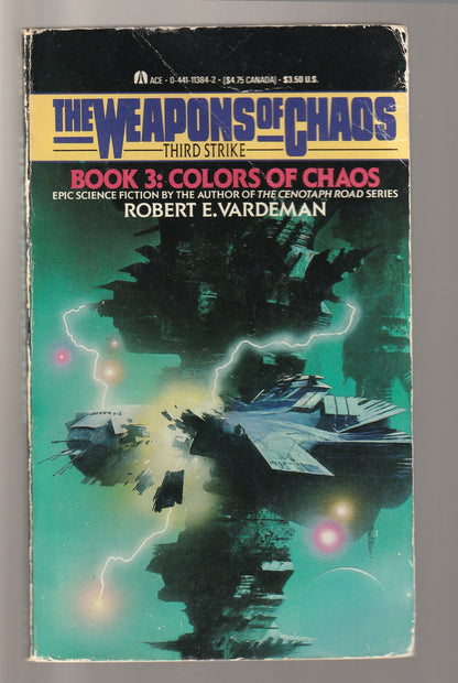 The Weapons Of Chaos Classic Science Fiction paperback Sci-Fi Sci-Fi Mystery science fiction Science Fiction Fantasy set space sci-fi Speculative Fiction used vintage science fiction Books