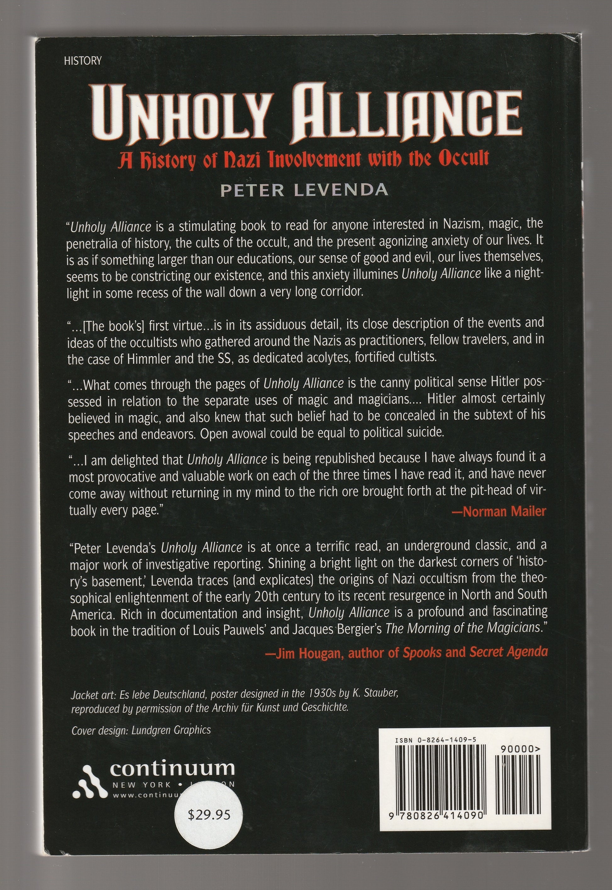 Unholy Alliance: A History of Nazi Involvement with the Occult consciousness Conspiracy Cult Literature esoterica German History historical nonfiction History jewish history nazi nazism Non-Fiction Nonfiction occult political Politics Religion World War 2 Books