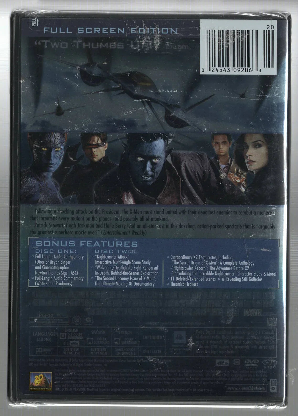 X2: X-Men United Action DC Superhero used Movie