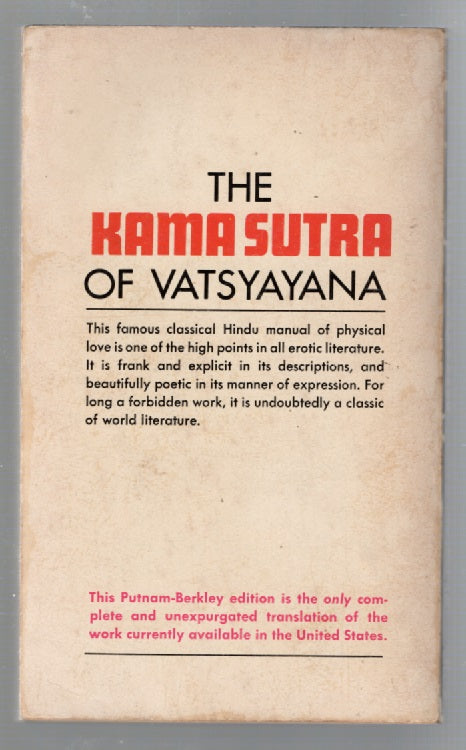 The Kama Sutra Of Vatsyayana essay Nonfiction Books