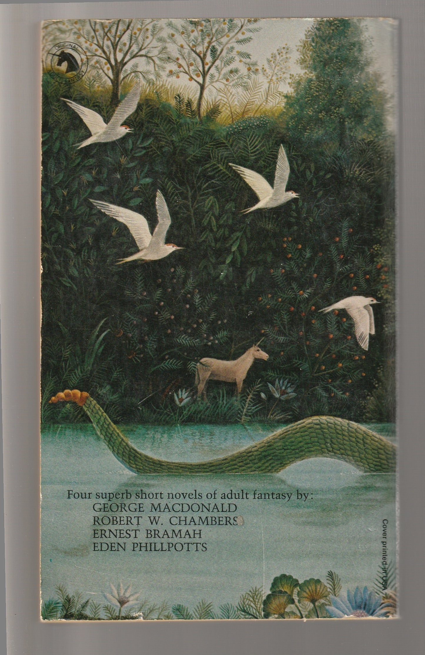 Great Short Novels Of Adult Fantasy volume 2 dark fantasy Epic Fantasy fantasy High Fantasy paperback science fiction Science Fiction Fantasy supernatural fantasy used Vintage vintage fantasy vintage paperback vintage science fiction Books