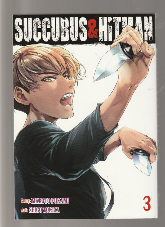 Succubus & Hitman Vol.-3 Action comics Epic Fantasy fantasy fantasy manga Graphic Novels Manga paperback used Young Adult Books