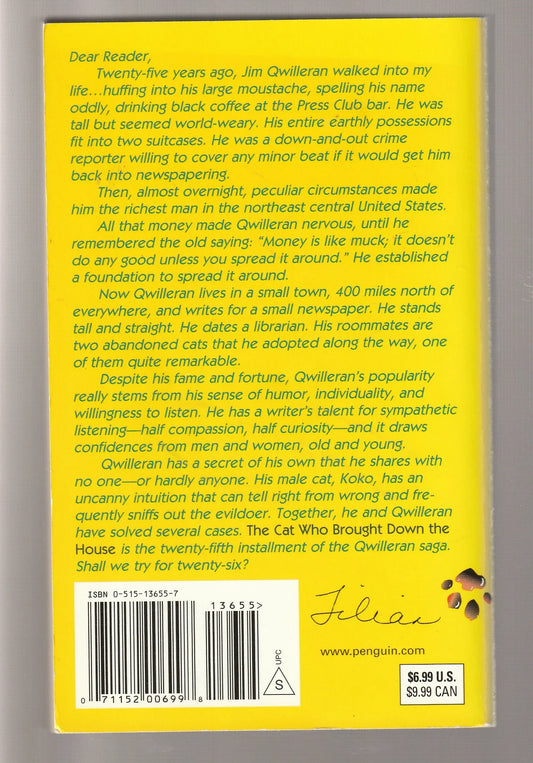 The Cat Who Brought Down The House