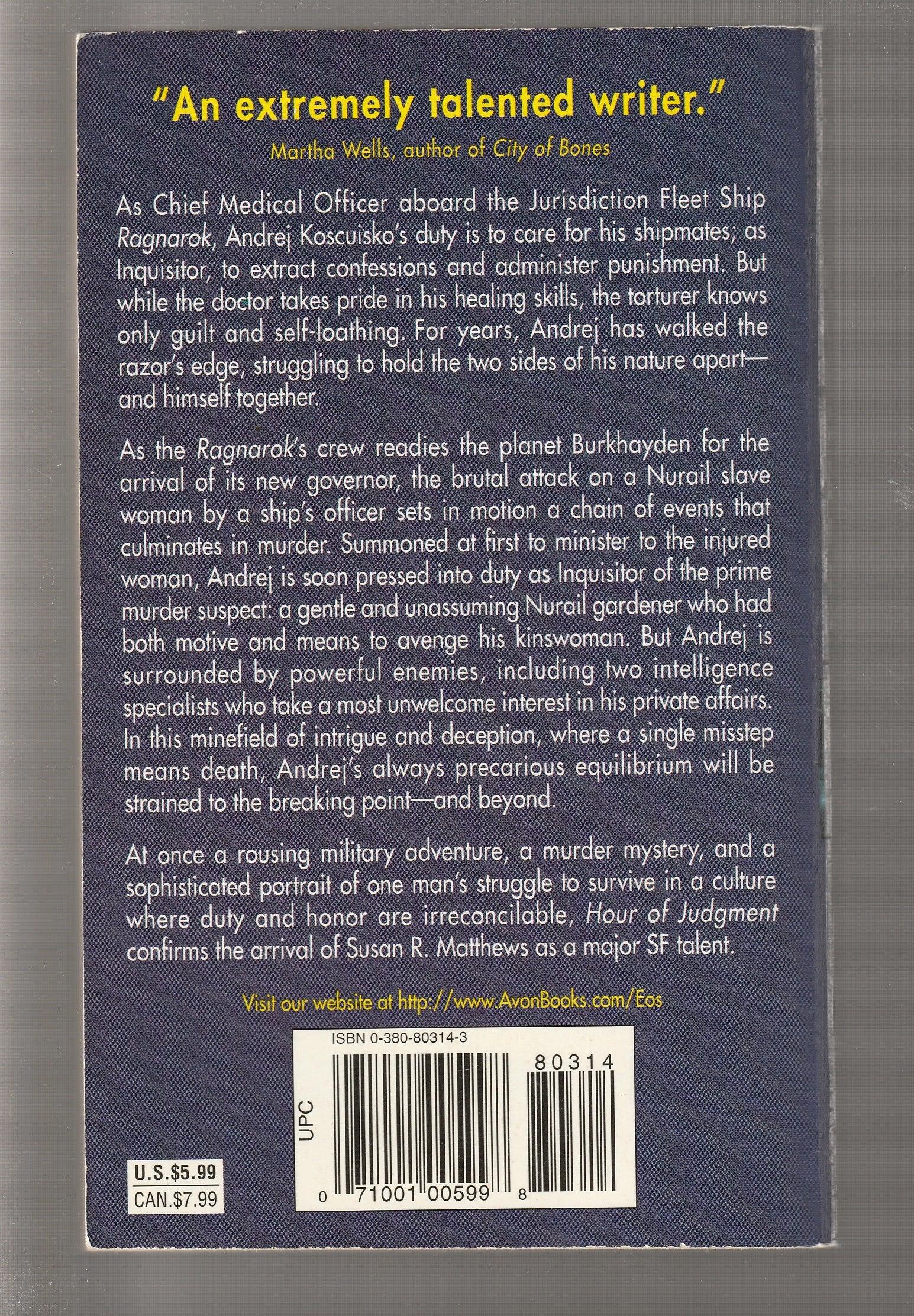 Hour Of Judgment paperback Sci-Fi Sci-Fi Mystery science fiction Science Fiction Fantasy Space Opera space sci-fi Speculative Fiction used Books