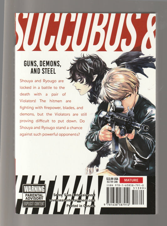 Succubus & Hitman Vol.-3 Action comics Epic Fantasy fantasy fantasy manga Graphic Novels Manga paperback used Young Adult Books