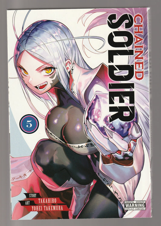 Chained Soldier Vol-5 Adult Fiction comics fantasy fantasy manga fiction Graphic Novels Manga manga romance paperback used Books