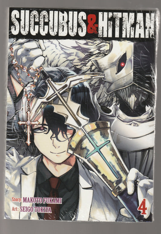 Succubus & Hitman Vol-4 Action Adult Fiction demon Epic Fantasy fantasy fantasy manga hunters Manga paperback used Young Adult Books