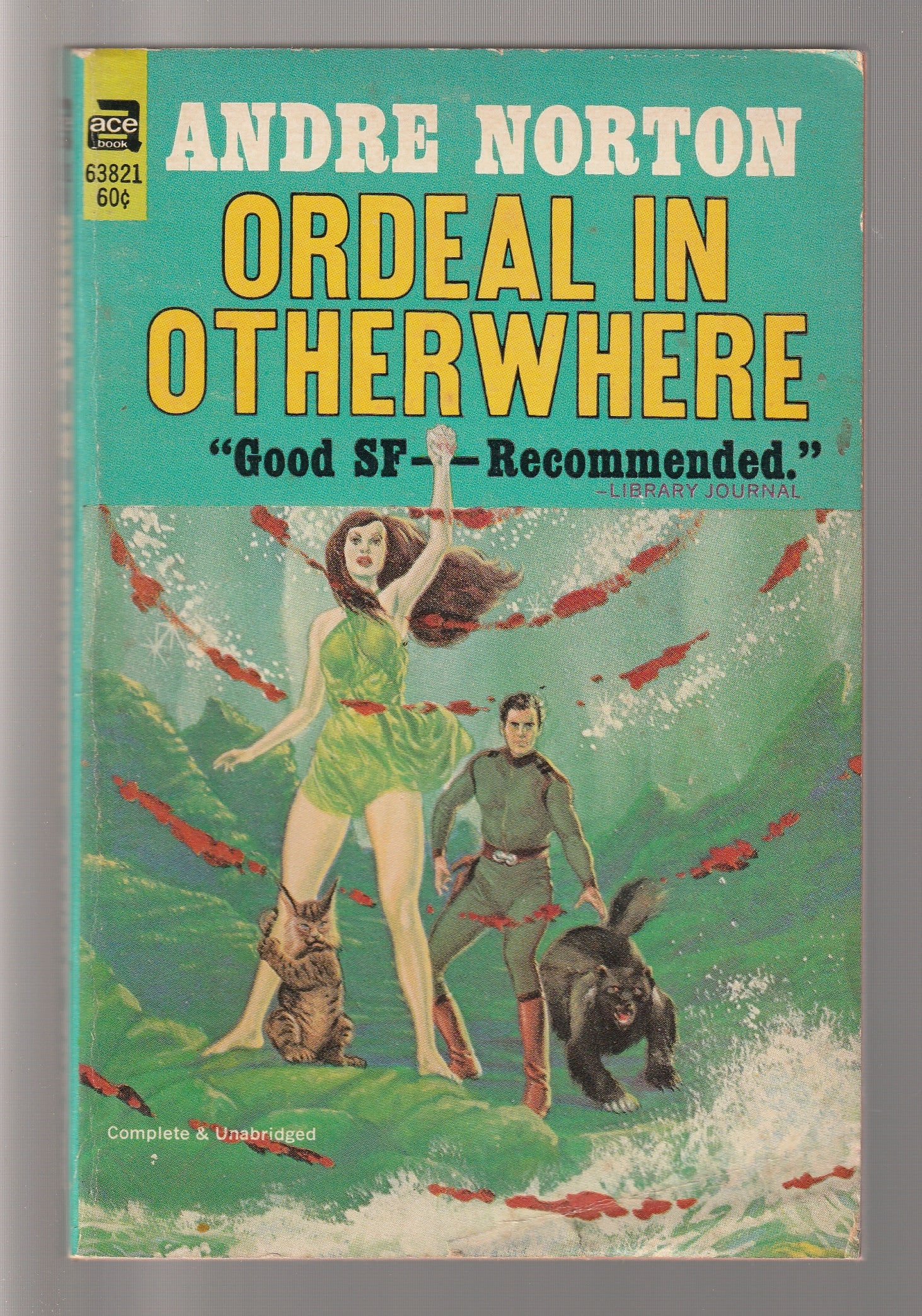 Ordeal In Otherwhere Classic Science Fiction paperback Sci-Fi science fiction Science Fiction Fantasy space sci-fi used Vintage vintage paperback vintage science fiction Books