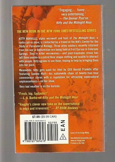 Kitty Goes To War Crime Fiction fantasy paperback Paranormal Paranormal Mystery Paranormal Romance Sci-Fi Sci-Fi Mystery science fiction Science Fiction Fantasy Urban Fantasy used Vampire Vampires Werewolf Werewolves Books