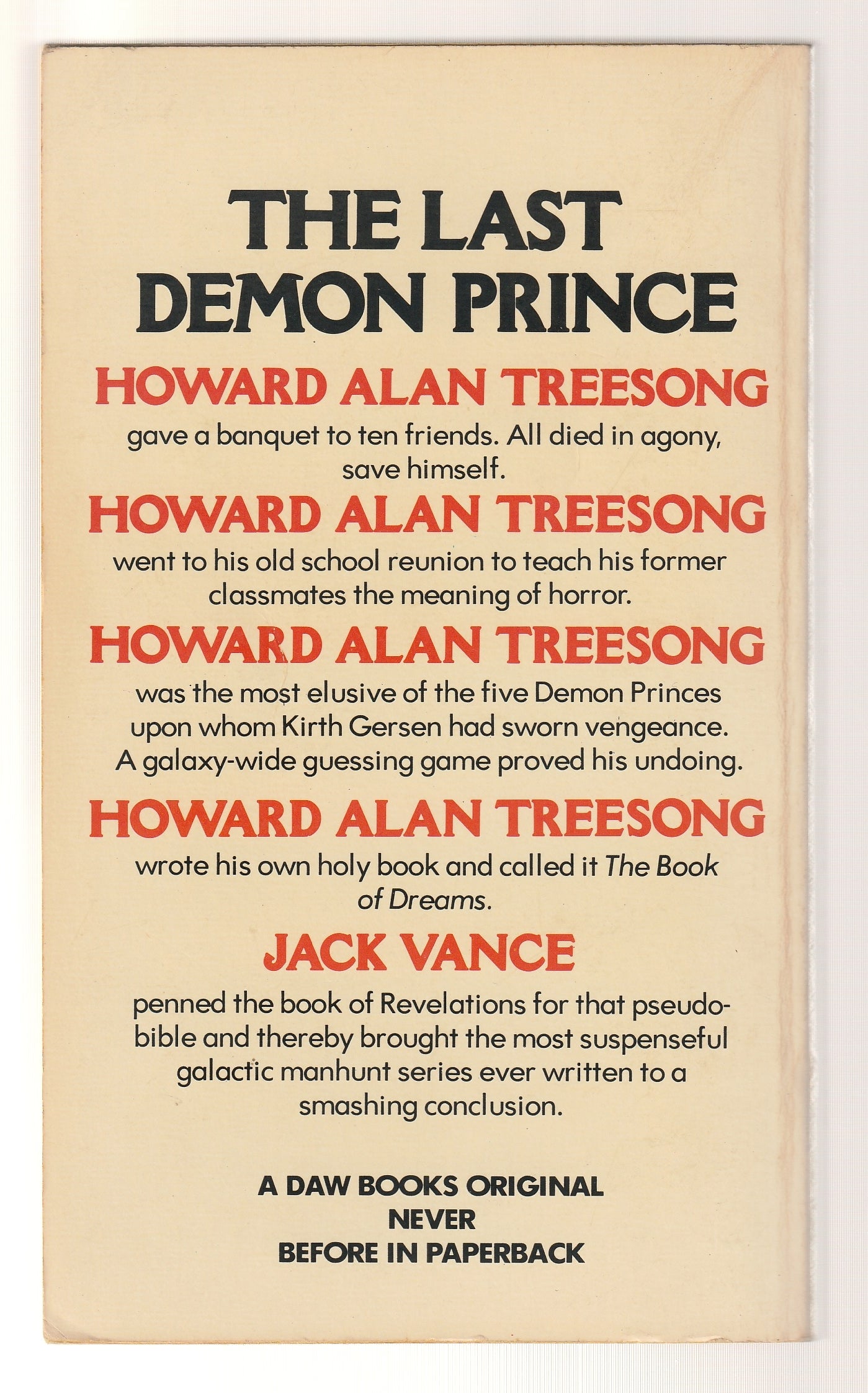 The Demon Prince Novels