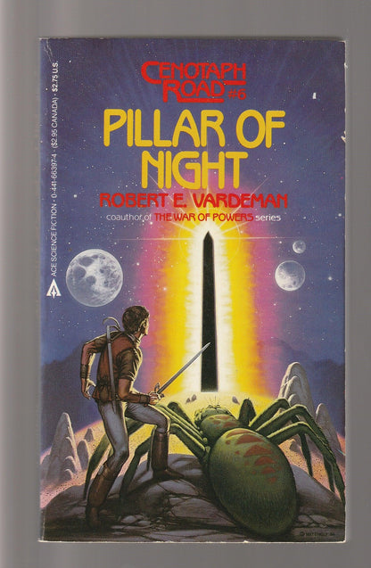 Pillar Of Night Action Adventure fantasy paperback science fiction Science Fiction Fantasy used Books