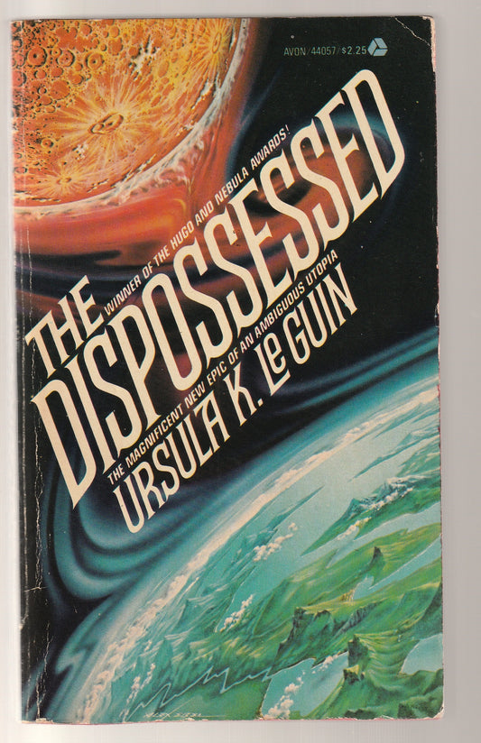 The Dispossed Classic Science Fiction Distopian fantasy fantasy fiction paperback Sci-Fi Sci-fi fantasy science fiction Science Fiction Fantasy space sci-fi Speculative Fiction used vintage science fiction Books