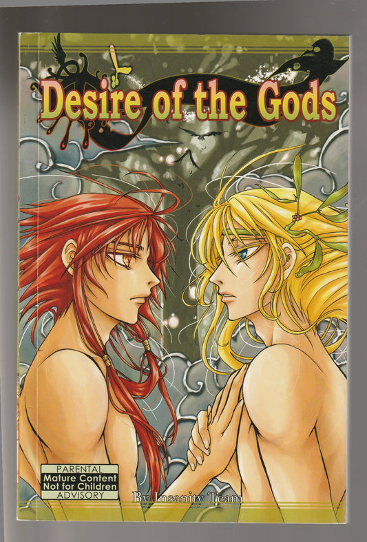 Desire Of The Gods fantasy fantasy manga gods Graphic Novels Manga manga romance paperback Supernatural supernatural fantasy used yaoi Books