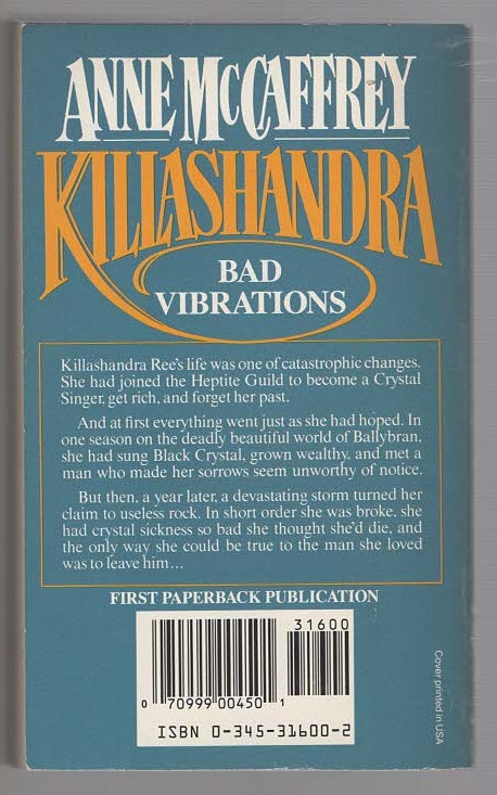 Killashandra science fiction Books